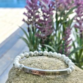CASK – Rare but Strong – White/Grey Bracelet item