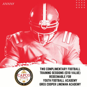 2 Football Training Sessions at Capco Sports item