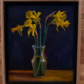 Original Stella Ehrich Painting - Daffodils Two item