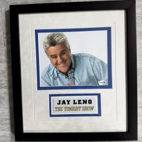 Jay Leno Signed Framed Photo item