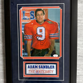 Adam Sandler Waterboy Signed Framed Photo item