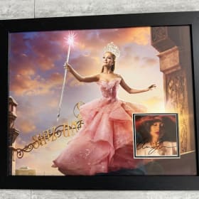 Ariana Grande 16X20 frame with signed CD item