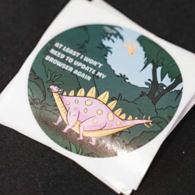 1 Gay Dinosaurs Sticker item