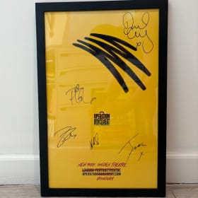 Operation Mincemeat Broadway Signed Window Card! item