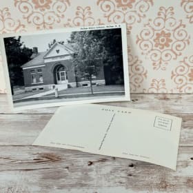 Pelham Library Vintage Postcard item