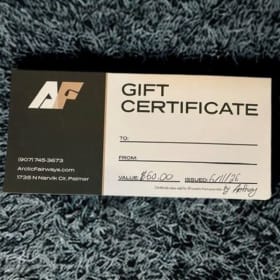 Arctic Fairways Gift Certificate item