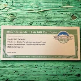 Alaska State Fair Gift Certificate item