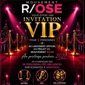 Invitation VIP pour 2 personnes au lancement officiel item