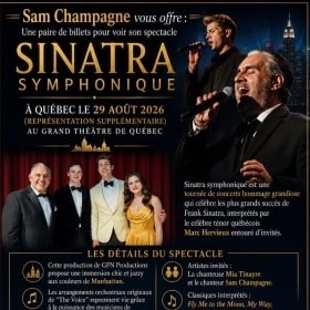 Une paire de billets pour Sinatra Symphonique - Québec item