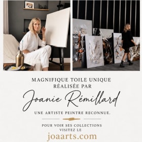 Toile unique signée Joanie Rémillard item