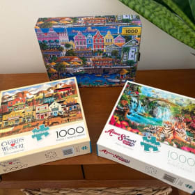 Buffalo Games: 10 puzzles (Value $160) item