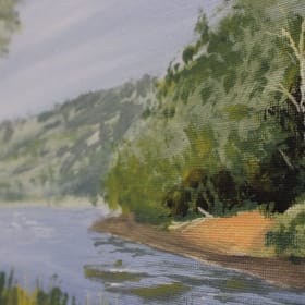 Charlie's River Painting item