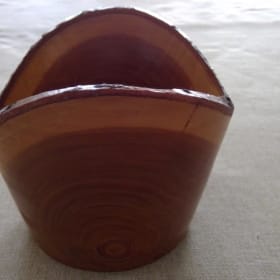 Mountain Ash bowl with live edge bark item