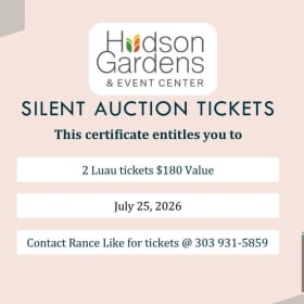 Hudson Gardens Lu'au item