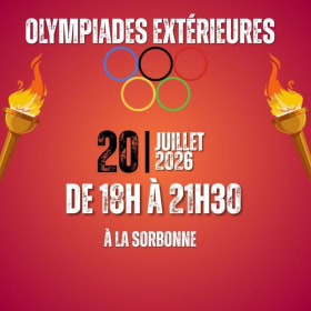 Olympiades extérieures - 20 juillet @18h00-21h30 SORBONNE item