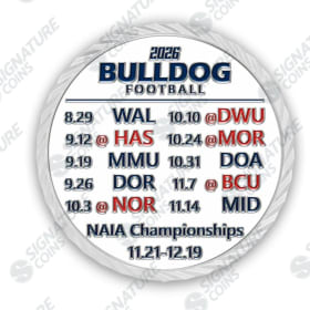2026 Schedule Coin item