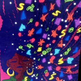 Illustrative Print- Starburst item