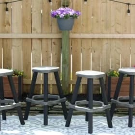 Photo of Confer Plastics: Bistro Table w/4 stools (Value $250)