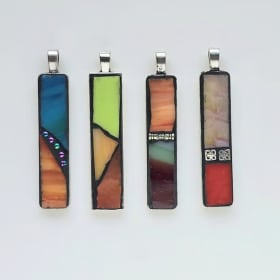 Mosaic Art Jewelry Class for 6 item