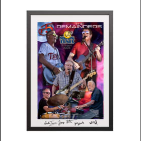 THE REMAINDERS Autographed Framed Poster item
