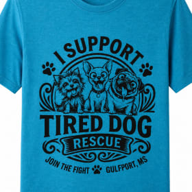 I support TDR Crew Neck - Teal item