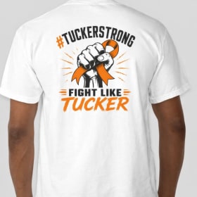 Fight Like Tucker Tshirt - White item