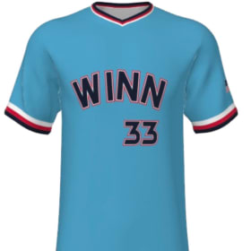 Winn Baseball Baby Blue Jersey item