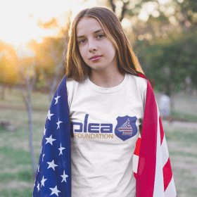 Photo of PLEA Foundation Americana Logo T-Shirt