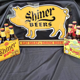 Sign and Six Packs item