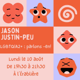 Jason Justin-Peu - 10 août @19h30-21h30 ÉRAB item