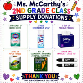 McCarthy | Class Donation List item