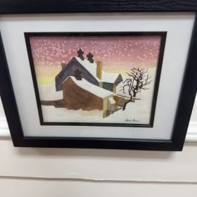 House Snow Scene item