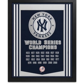 NY Yankees framed championship artwork item