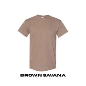 Unisex Adult T-Shirt Brown Savana item
