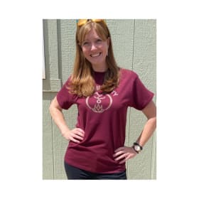 Unisex Adult T-Shirt Maroon item