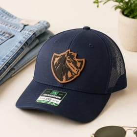 Mascot Leather Patch Hat item