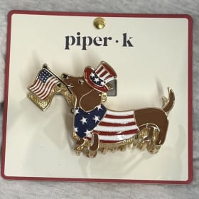 Dachshund Patriot Claw Clip item