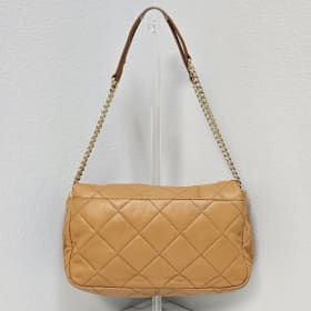 MICHAEL KORS "SLOAN" SHOULDER BAG (TAN) item