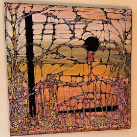 Acrylic Paint on Stretched Canvas item
