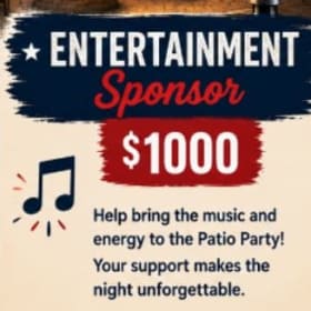 Entertainment Sponsor item