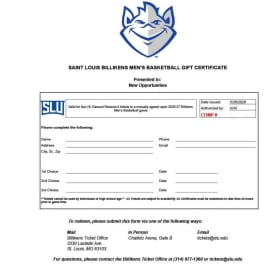 Billiken Tickets item