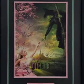 Signed "Wicked" Movie Poster item