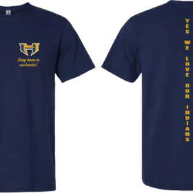 Navy Deep Down in our hearts tee item