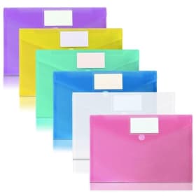 Pochette transparente refermable sans trou item