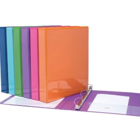 Cartable 1 pouce (pochette transparente sur la couverture) item