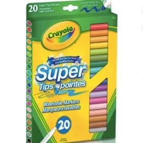 Marqueurs lavables - super pointes item