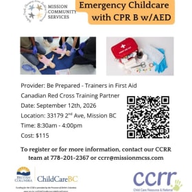 Emergency Childcare first aid item