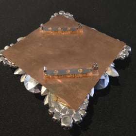 Vitrail & Clear Stone Brooch item
