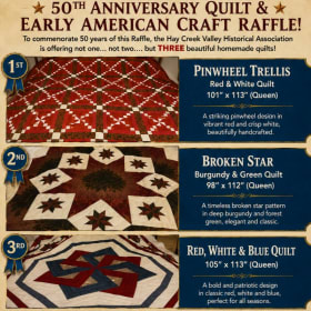 1 Quilt and Early American Craft Raffle Ticket item