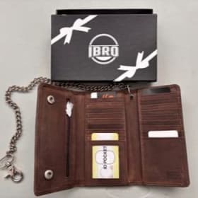 A sleek leather wallet designed for everyday elegance. item